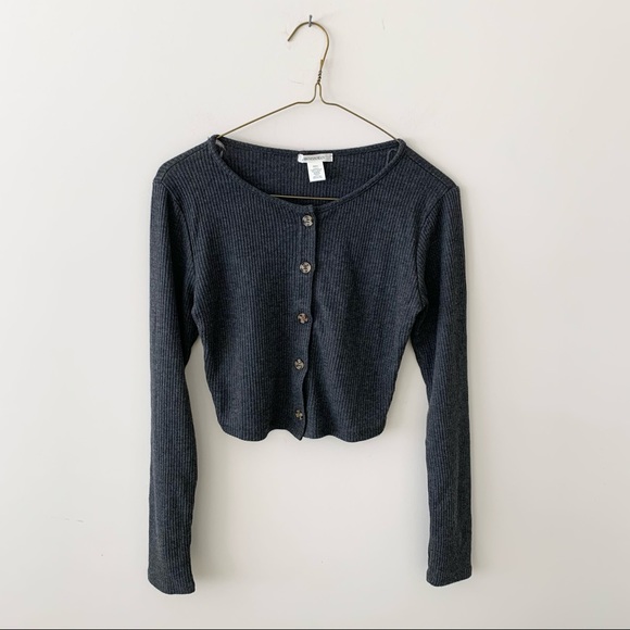 Cropped Cardigan + Midi Skirt Set - Picture 2 of 7